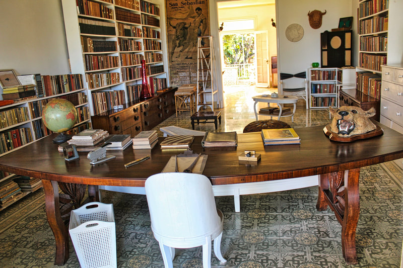 Hemingway's desk.  Photographed by Greg McNeilly